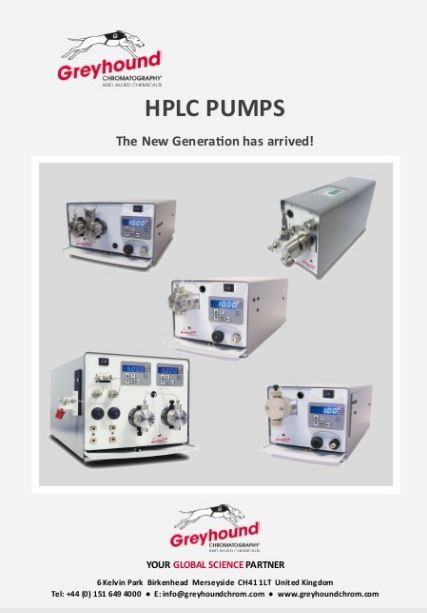 Greyhound Chromatography HPLC Pumps